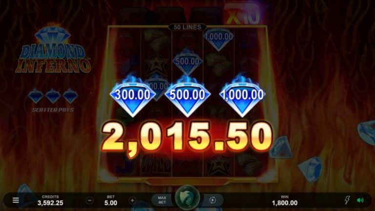 New slot machine review: Diamond Inferno™
